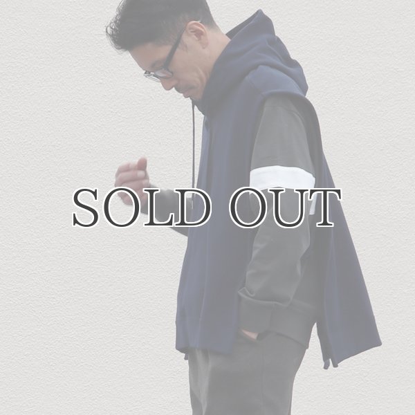 画像2: 30/10 ADVANCE裏毛 フードベスト【MADE IN JAPAN】『日本製』 / Upscape Audience (2)