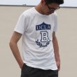画像12: 【RE PRICE / 価格改定】 UCLA"UCLA B"エンブレム三素材混カレッジプリント半袖クルーネックTシャツ / Audience (12)