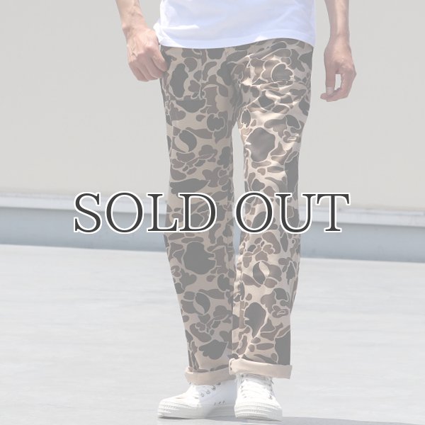 画像11: 米国製別注ダック/カモ柄ファティーグパンツ / Audience (11)