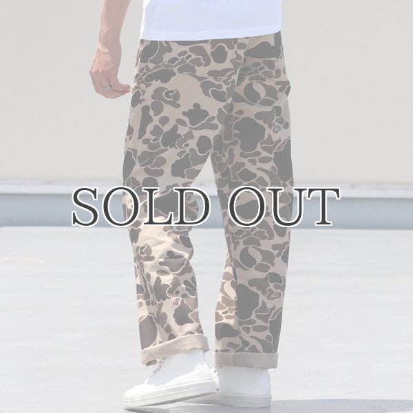画像12: 米国製別注ダック/カモ柄ファティーグパンツ / Audience (12)