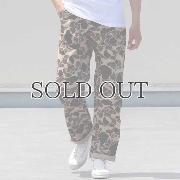 画像10: 米国製別注ダック/カモ柄ファティーグパンツ / Audience (10)
