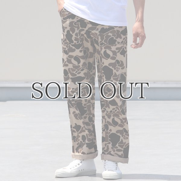 画像9: 米国製別注ダック/カモ柄ファティーグパンツ / Audience (9)