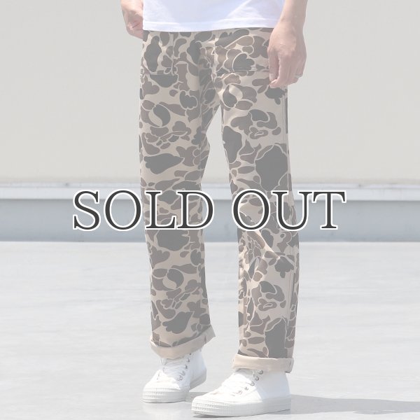 画像6: 米国製別注ダック/カモ柄ファティーグパンツ / Audience (6)