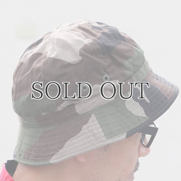 画像4: DEAD STOCK / FRENCH ARMY BUSH HAT(フランス軍 ブッシュハット)/ウッドランドカモ (4)