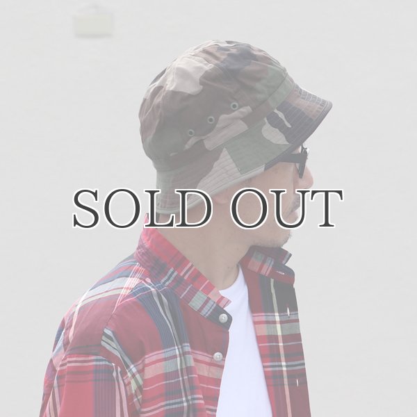 画像6: DEAD STOCK / FRENCH ARMY BUSH HAT(フランス軍 ブッシュハット)/ウッドランドカモ (6)