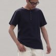 画像6: 【RE PRICE / 価格改定】JPSダブルニットクルーネックヘンリー半袖Tシャツ【MADE IN JAPAN】『日本製』/ Upscape Audience (6)