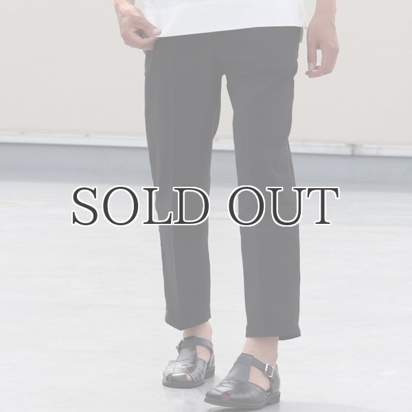 画像2: 【RE PRICE / 価格改定ギャバジンストレッチワイドテーパードイージーパンツ【MADE IN JAPAN】『日本製』/ Upscape Audience (2)