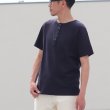 画像7: 【RE PRICE / 価格改定】JPSダブルニットクルーネックヘンリー半袖Tシャツ【MADE IN JAPAN】『日本製』/ Upscape Audience (7)