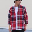 画像7: 【価格改定/RE PRICE】マドラス大判チェックスタンドスモールカラー シャツジャケット【MADE IN JAPAN】『日本製』/ Upscape Audience (7)