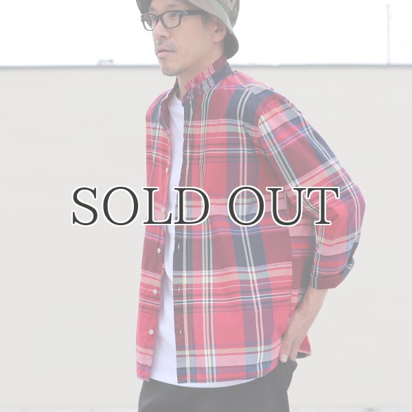 画像3: 【価格改定/RE PRICE】マドラス大判チェックスタンドスモールカラー シャツジャケット【MADE IN JAPAN】『日本製』/ Upscape Audience (3)