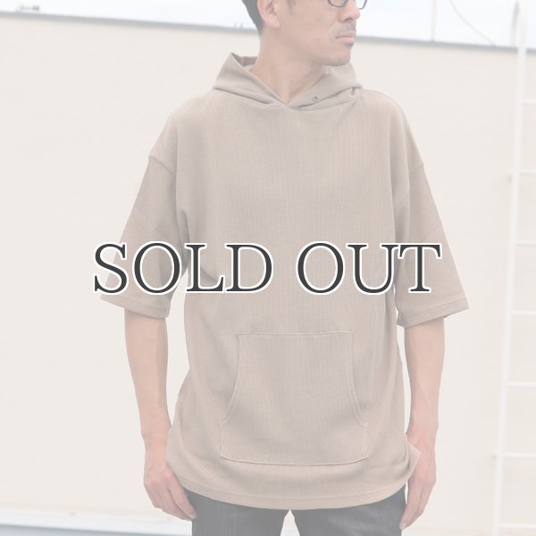 画像6: 度詰ワッフル サイドスリットビッグプルパーカー【MADE IN JAPAN】『日本製』/ Upscape Audience (6)