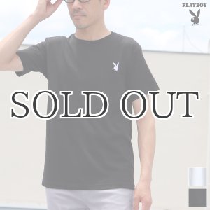 画像: PLAY BOY”ラビットヘッド”刺繍ポケット付きTEE【Audience】