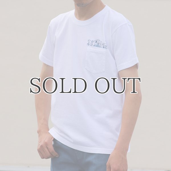 画像9: Old Snoopy "Schulz-Comic" 7.1oz米綿丸胴オールドプリントクルーネックポケットT / Audience (9)