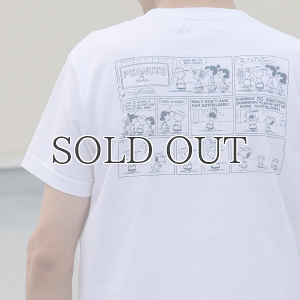 画像12: Old Snoopy "Schulz-Comic" 7.1oz米綿丸胴オールドプリントクルーネックポケットT / Audience (12)
