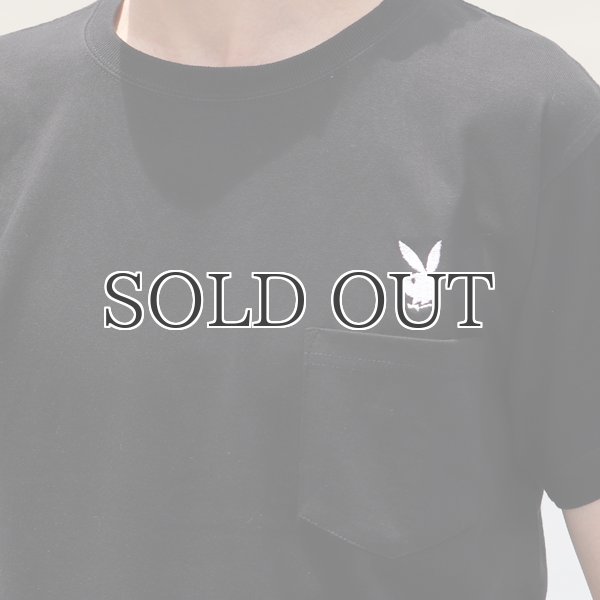 画像5: PLAY BOY”ラビットヘッド”刺繍ポケット付きTEE【Audience】 (5)