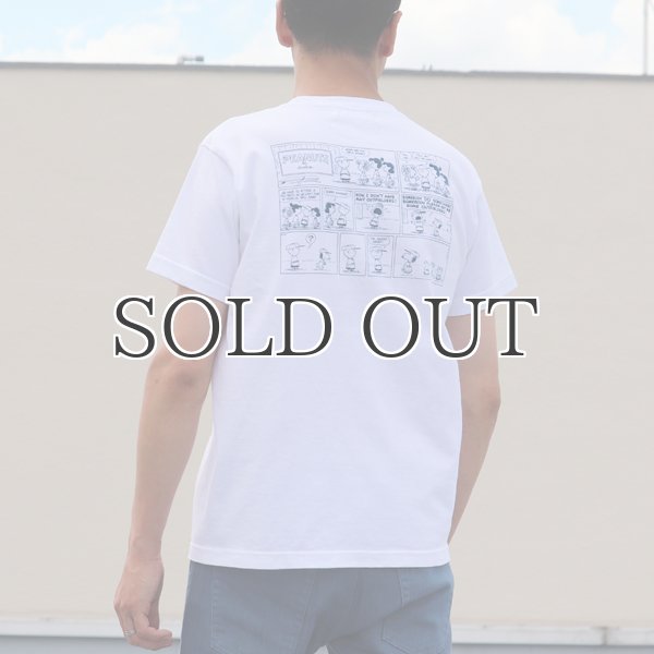 画像11: Old Snoopy "Schulz-Comic" 7.1oz米綿丸胴オールドプリントクルーネックポケットT / Audience (11)