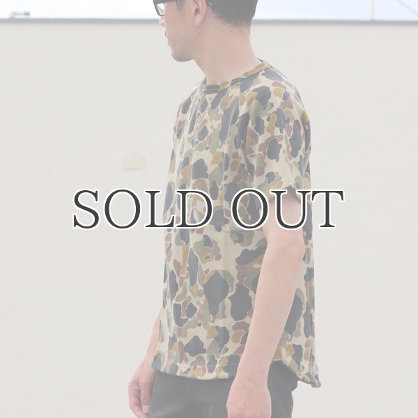画像10: カモプリント裏毛ラグランスウェット半袖シャツ【MADE IN JAPAN】『日本製』/ Upscape Audience (10)