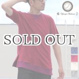 画像: コットンパイル ガゼットスウェットオーバーサイズ サイドスリット S/S Tee【MADE IN JAPAN】『日本製』/ Upscape Audience