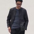 画像9: 麻混デニムマオカラー９分袖 ライト_Jacket【MADE IN JAPAN】『日本製』/ Upscape Audience (9)