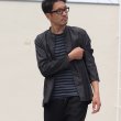 画像10: 麻混デニムマオカラー９分袖 ライト_Jacket【MADE IN JAPAN】『日本製』/ Upscape Audience (10)