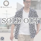 画像: コットンレーヨン BIG DOT柄  オープンカラー ハーフスリーブシャツ【MADE IN JAPAN】『日本製』/ Upscape Audience