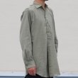 画像12: DEAD STOCK / Czech Army Sleeping Shirts (チェコ軍 60〜70年代 グランパ シャツ） (12)