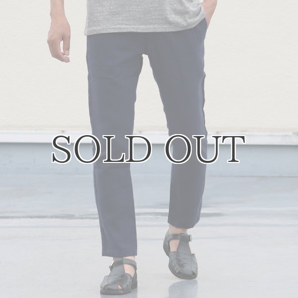 画像3: フレンチリネンナチュールドキャンバス2タックアンクルパンツ【MADE IN JAPAN】『日本製』 / Upscape Audience (3)