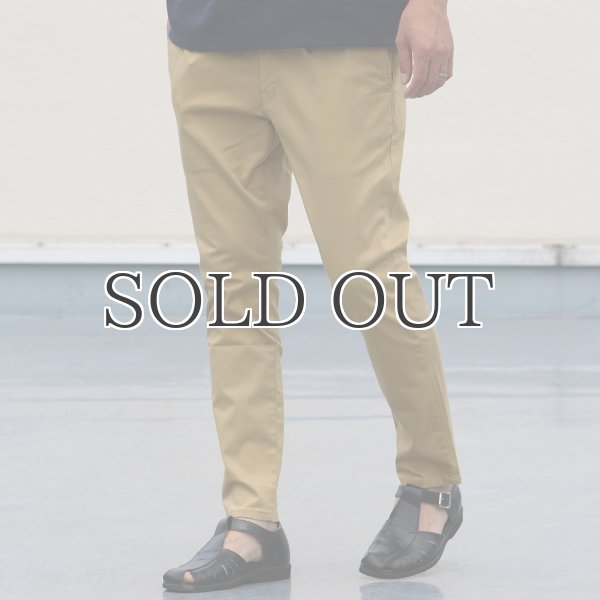 画像3: 【RE PRICE/価格改定】高密度サテンストレッチ2タックアンクルパンツ【MADE IN JAPAN】『日本製』/ Upscape Audience (3)