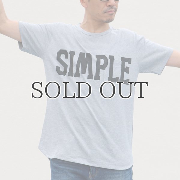 画像9: ラフィー天竺"SIMPLE"プリントポケット付きクルーネックT【MADE IN JAPAN】『日本製』/ Upscape Audience (9)
