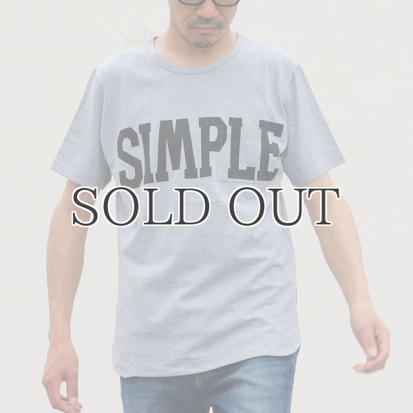 画像6: ラフィー天竺"SIMPLE"プリントポケット付きクルーネックT【MADE IN JAPAN】『日本製』/ Upscape Audience (6)