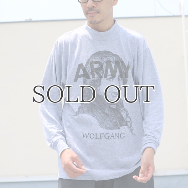 画像2: SOFFE /Army Mock neck Long Sleeve "Wolfgang" Print Remake (2)