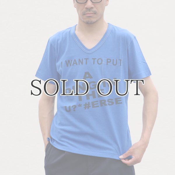 画像5: ラフィー天竺"WANT"Vネックポケット付きカットソー【MADE IN JAPAN】 / Upscape Audience (5)