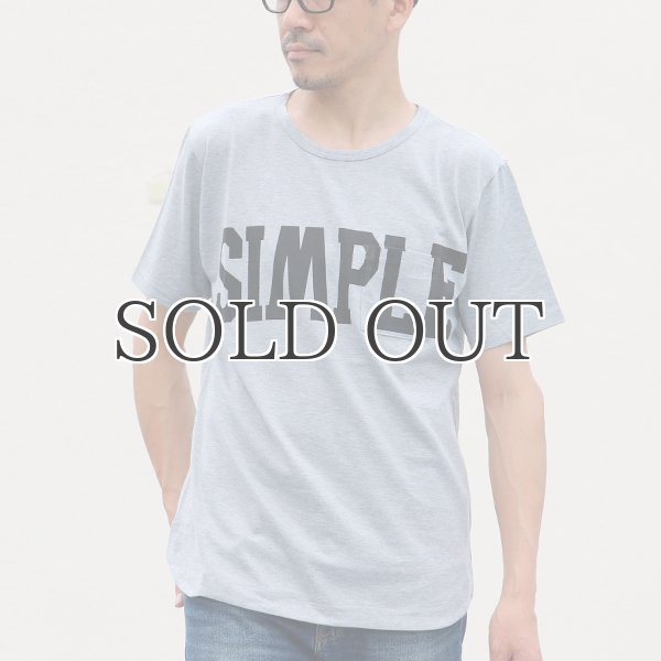 画像5: ラフィー天竺"SIMPLE"プリントポケット付きクルーネックT【MADE IN JAPAN】『日本製』/ Upscape Audience (5)