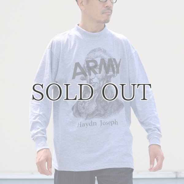 画像3: SOFFE /Army Mock neck Long Sleeve "Haydn Joseph" Print Remake (3)