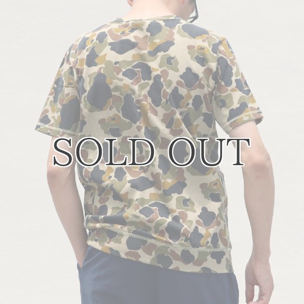 画像9: ダックカモプリント天竺クルーネック半袖スウェットシャツ【MADE IN JAPAN】『日本製』/ Upscape Audience (9)
