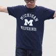 画像5: MICHIGAN "MICHIGAN M WOLVERINES" C/N S/S 6.6oz オールドプリントT / Audience (5)