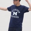 画像8: MICHIGAN "MICHIGAN M WOLVERINES" C/N S/S 6.6oz オールドプリントT / Audience (8)