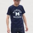 画像6: MICHIGAN "MICHIGAN M WOLVERINES" C/N S/S 6.6oz オールドプリントT / Audience (6)