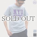 画像: NEW YORK UNIVERSITY"NYU EST.1831"C/N S/S 6.6oz オールドプリントT / Audience