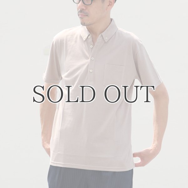 画像5: コーマ天竺ポケ付 チビ衿ボタンダウンポロシャツ【MADE IN JAPAN】『日本製』/ Upscape Audience (5)