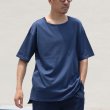 画像9: 【RE PRICE/価格改定】コーマ天竺 ボートネックサイドスリット半袖ビッグTEE【MADE IN JAPAN】『日本製』/ Upscape Audience  (9)