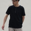 画像5: 【RE PRICE / 価格改定】JPSダブルニットクルーネックヘンリー半袖Tシャツ【MADE IN JAPAN】『日本製』/ Upscape Audience (5)