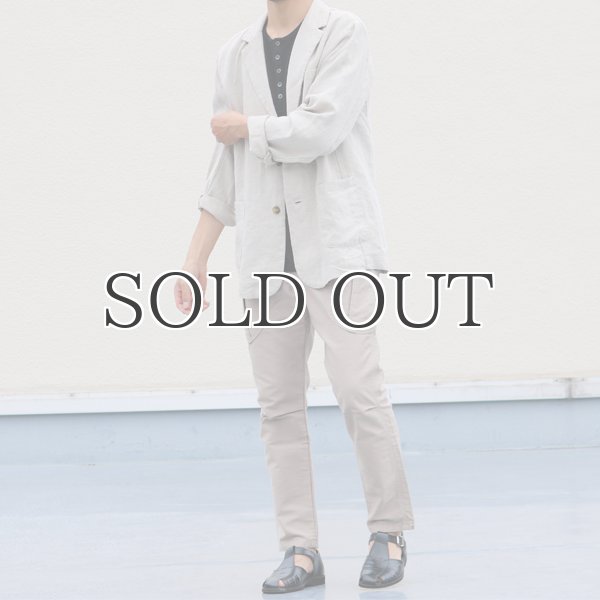 画像9: French Linen(フレンチリネン)ナチュールドキャンバス2Bジャケット【MADE IN JAPAN】『日本製』/ Upscape Audience (9)
