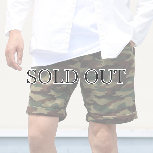 画像8: カモプリント裏毛イージーショーツ【MADE IN JAPAN】『日本製』/ Upscape Audience (8)