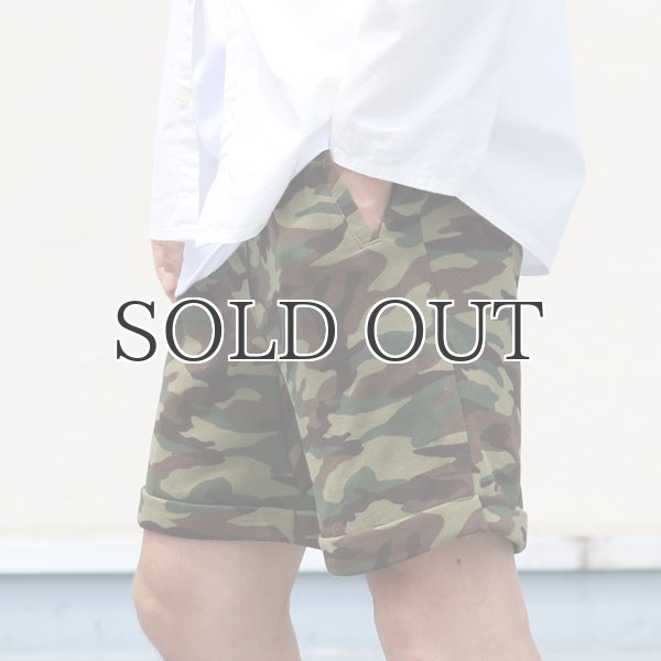 画像7: カモプリント裏毛イージーショーツ【MADE IN JAPAN】『日本製』/ Upscape Audience (7)