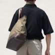 画像5: デッドストックレインカモテント生地×Leather Travel Tote Bag 【送料無料】 / Upscape Audience VASCO (5)