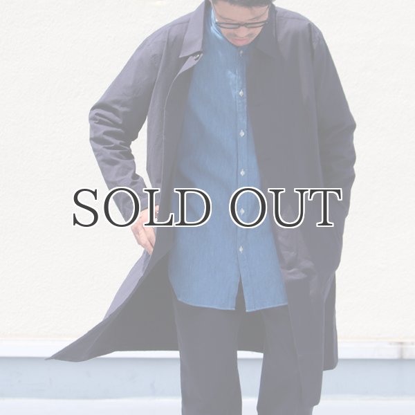 画像16: 馬布ヴィンテージフィニッシュ ルーズFIT ステンカラーコート【MADE IN JAPAN】『日本製』【送料無料】 / Upscape Audience (16)