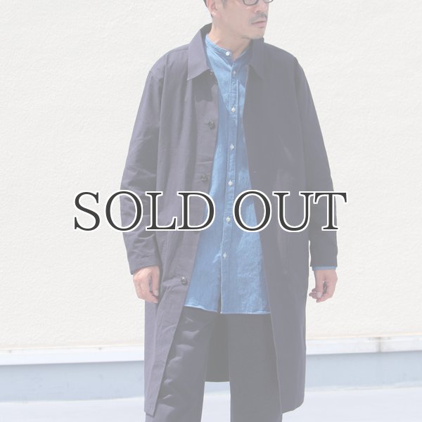 画像9: 馬布ヴィンテージフィニッシュ ルーズFIT ステンカラーコート【MADE IN JAPAN】『日本製』【送料無料】 / Upscape Audience (9)