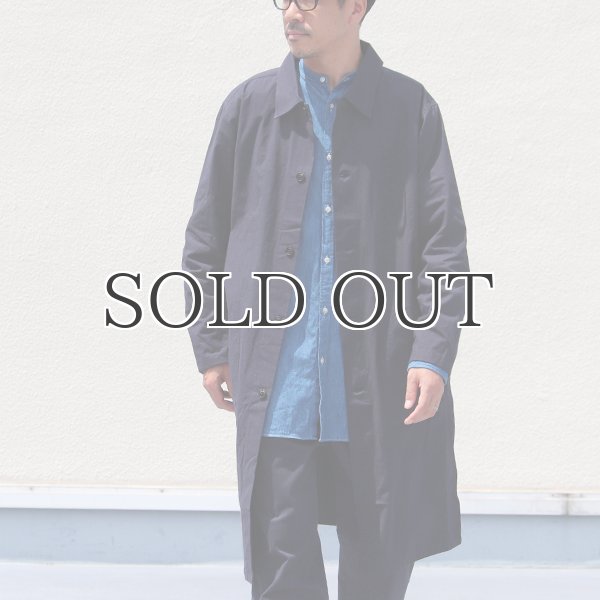 画像15: 馬布ヴィンテージフィニッシュ ルーズFIT ステンカラーコート【MADE IN JAPAN】『日本製』【送料無料】 / Upscape Audience (15)