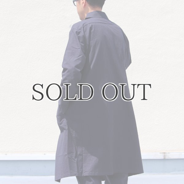 画像14: 馬布ヴィンテージフィニッシュ ルーズFIT ステンカラーコート【MADE IN JAPAN】『日本製』【送料無料】 / Upscape Audience (14)